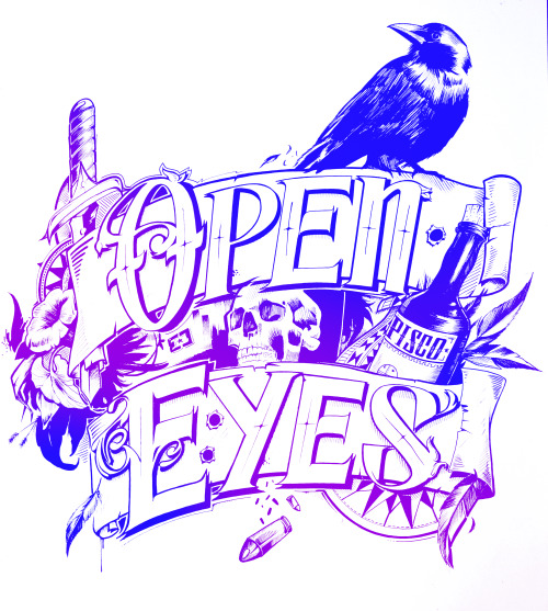 open your eyes 
illustration